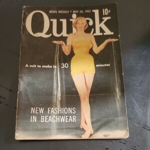 VINTAGE QUICK MAGAZINE - MAY 1952